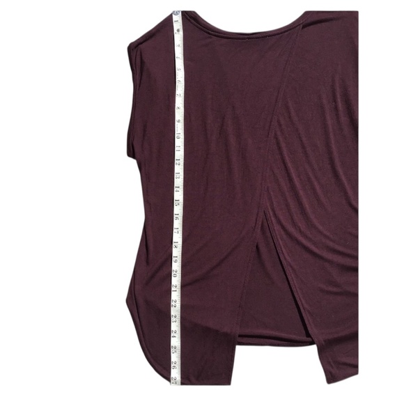 Aritzia Wilfred Purple Split Back La Riviere Top - Picture 7 of 10